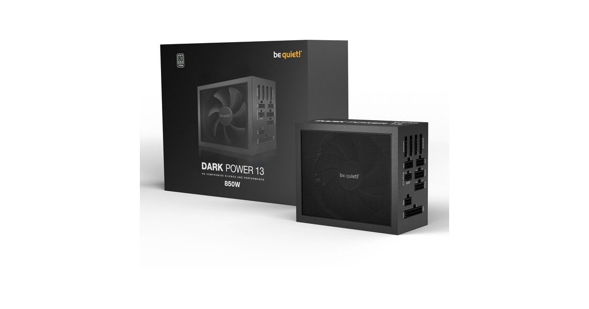 be quiet! Dark Power 13 850W, PC-Netzteil(schwarz, 5x PCIe, Kabel-Management, 850 Watt)
