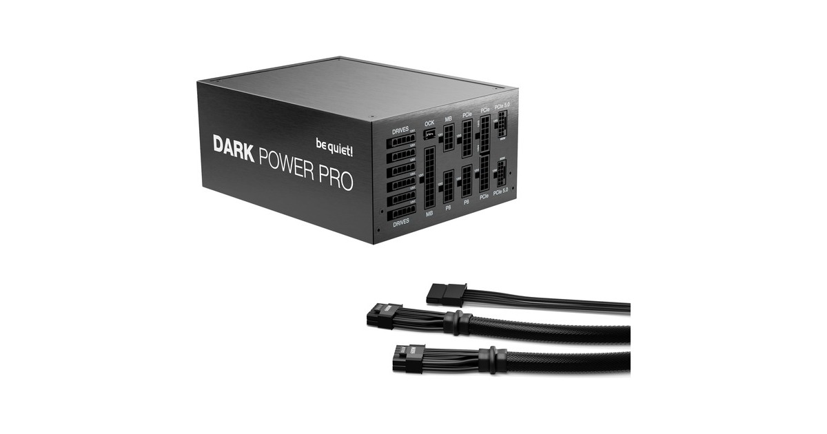 be quiet! Dark Power Pro 13 1600W, PC-Netzteil(schwarz, 1600 Watt)