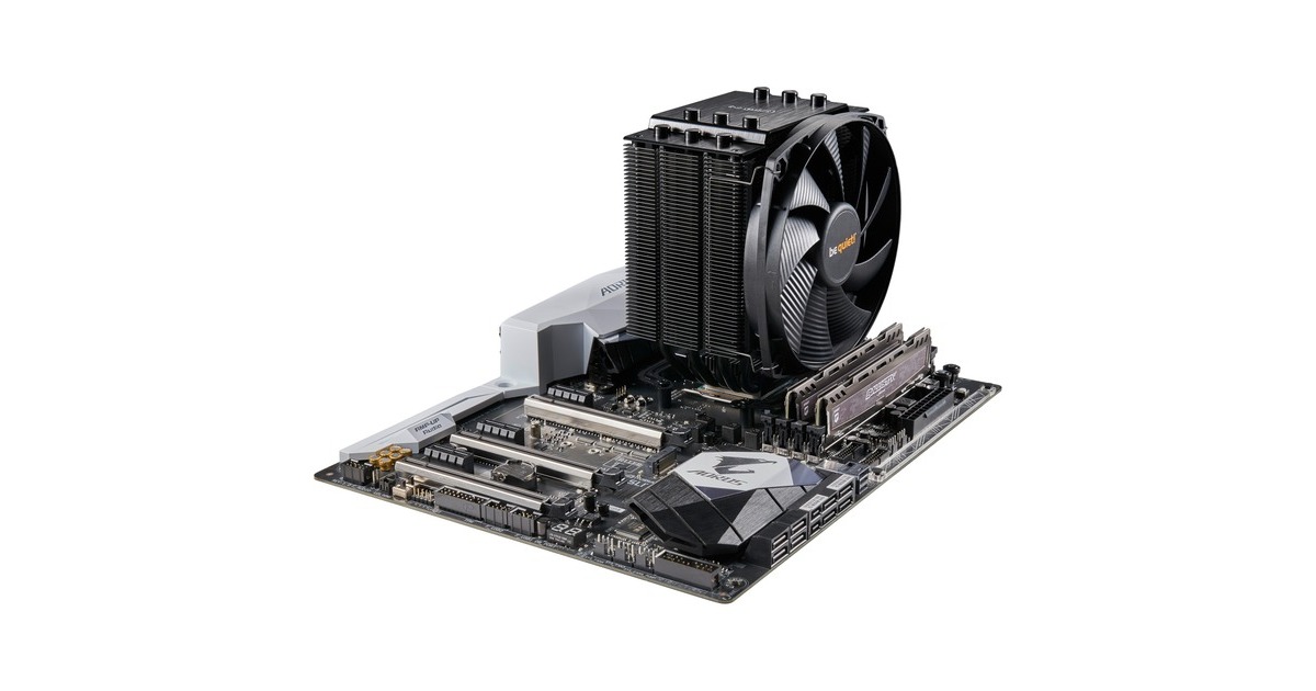 be quiet! Dark Rock 4, CPU-Kühler(schwarz, Single-Tower, Outlet)