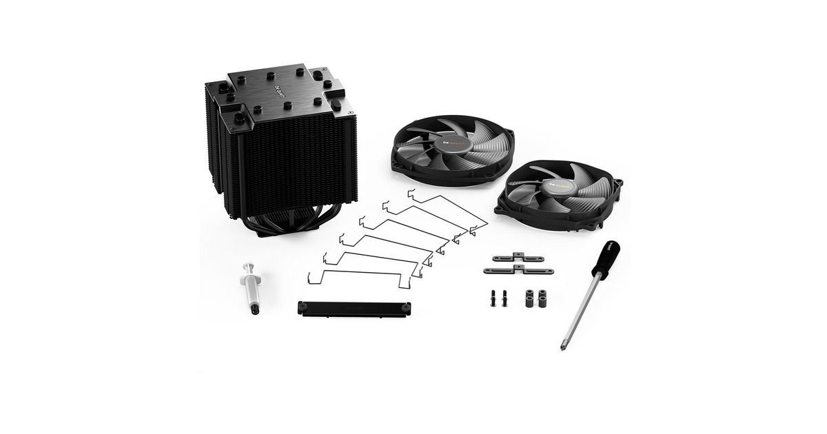 be quiet! Dark Rock Pro TR4, CPU-Kühler(schwarz, Double-Tower)