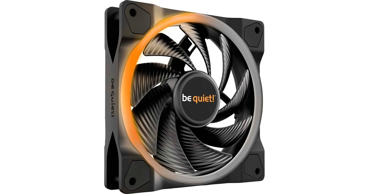 be quiet! Light Wings PWM 120 mm high-speed, Gehäuselüfter(schwarz)
