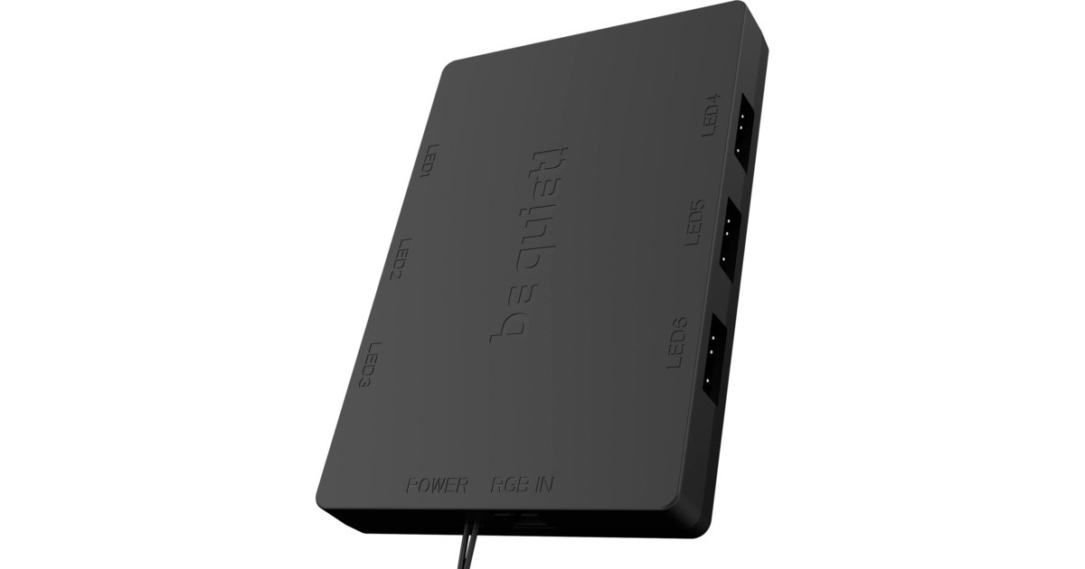 be quiet! Light Wings PWM 140 mm Triple Pack, Gehäuselüfter(schwarz, 3er Pack, inkl. ARGB-Hub)