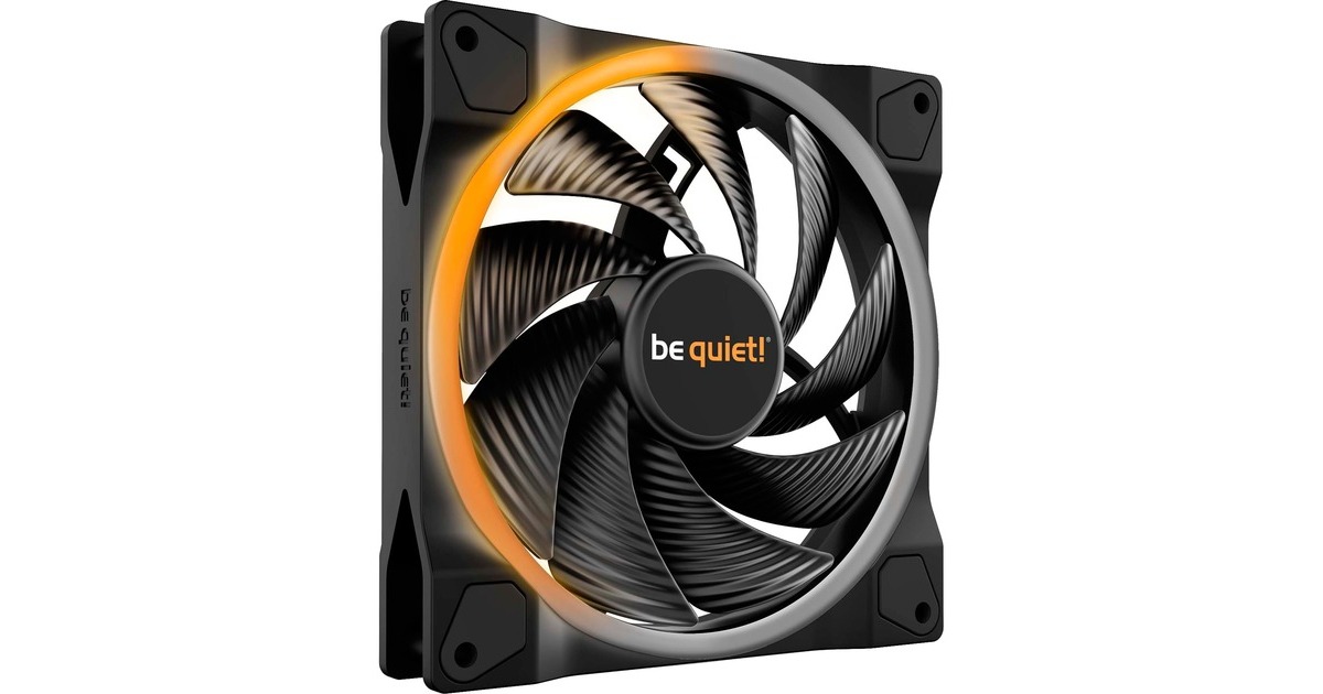 be quiet! Light Wings PWM 140 mm high-speed, Gehäuselüfter(schwarz)