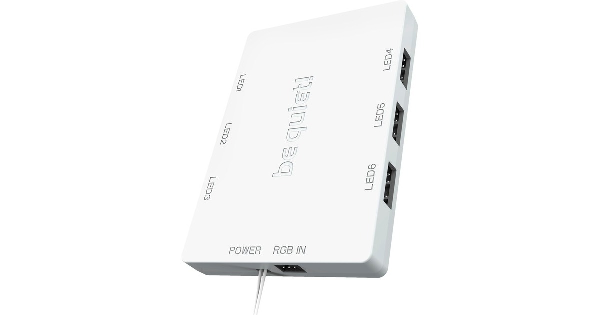 be quiet! Light Wings White 120mm PWM high-speed Triple Pack, Gehäuselüfter(weiß, 3er Pack, inkl. ARGB-Hub)