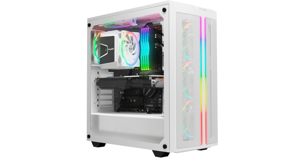 be quiet! Light Wings White 140mm PWM high-speed Triple Pack, Gehäuselüfter(weiß, 3er Pack, inkl. ARGB-Hub)