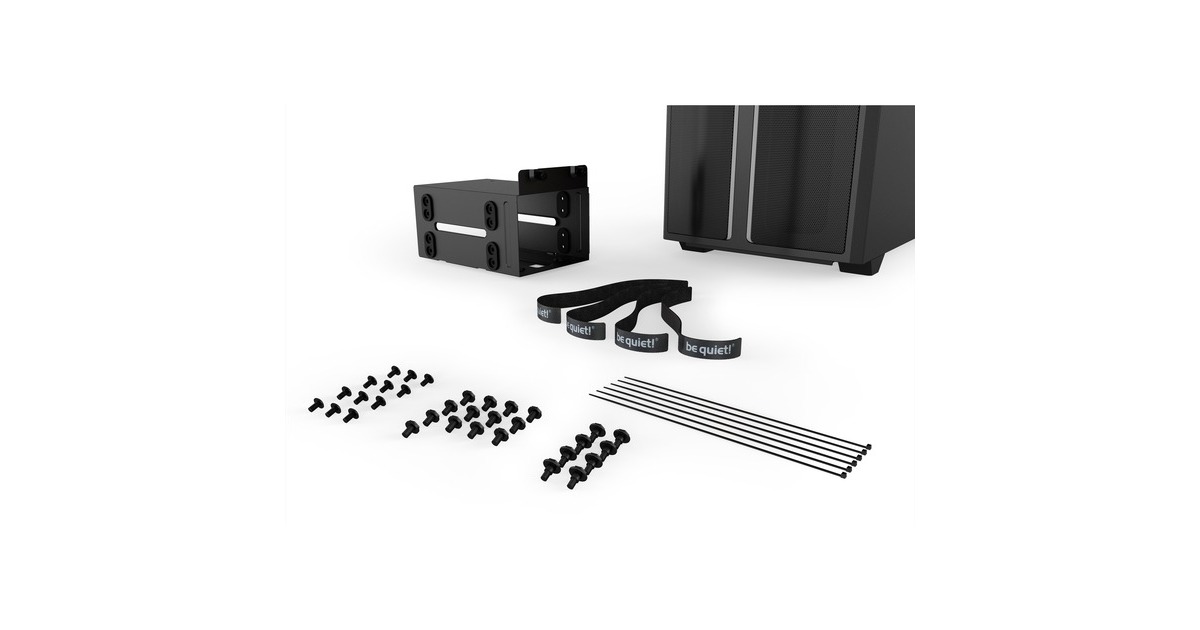 be quiet! PURE BASE 500DX Window, Tower-Gehäuse(schwarz/rot, Window-Kit)