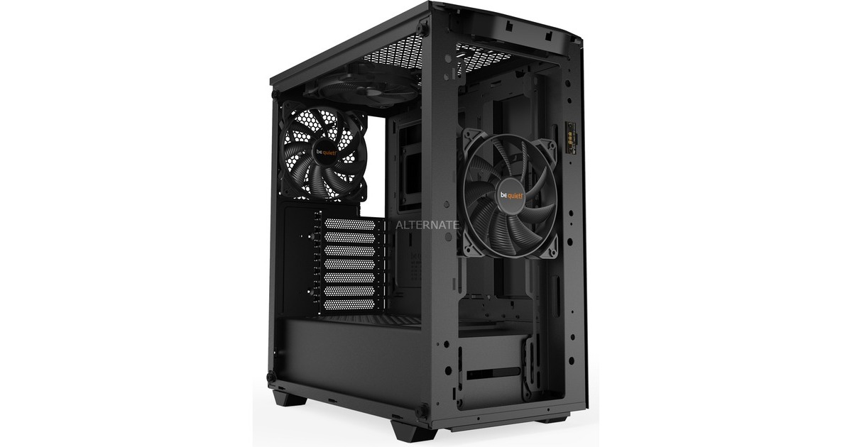 be quiet! PURE BASE 500DX Window, Tower-Gehäuse(schwarz, Window-Kit)