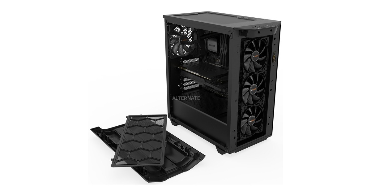 be quiet! PURE BASE 500DX Window, Tower-Gehäuse(schwarz, Window-Kit)