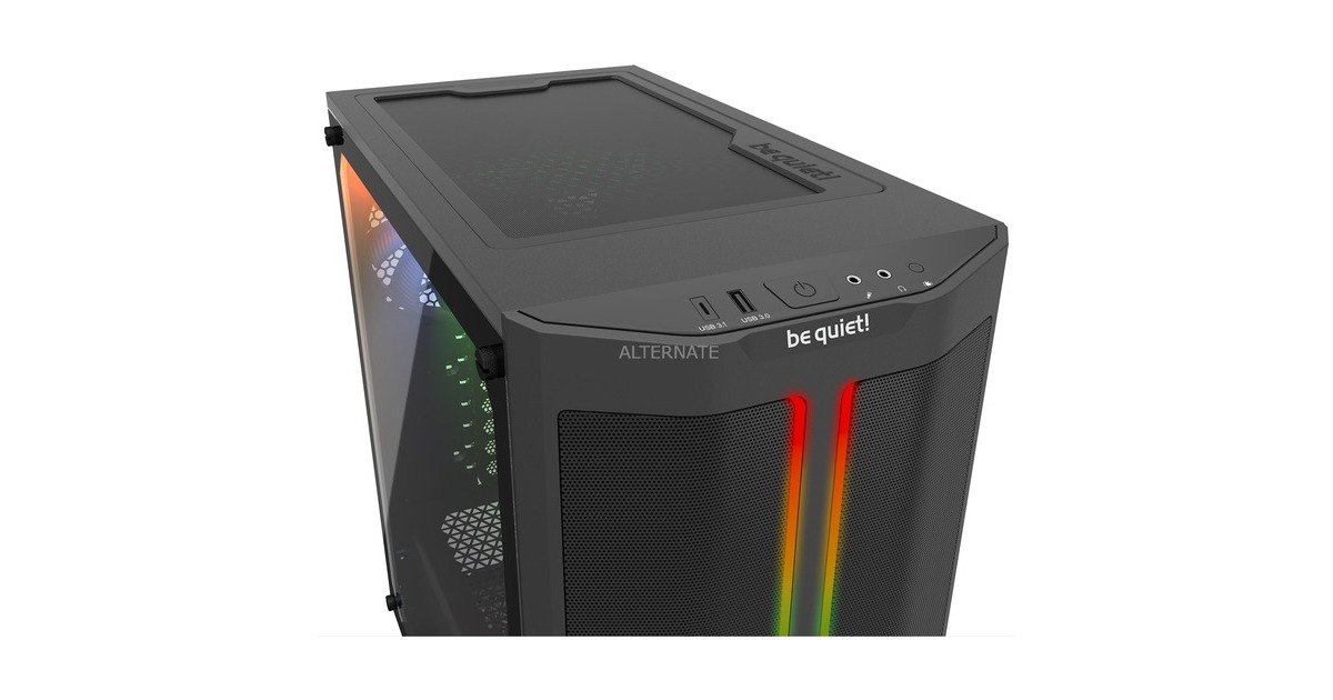 be quiet! PURE BASE 500DX Window, Tower-Gehäuse(schwarz, Window-Kit)
