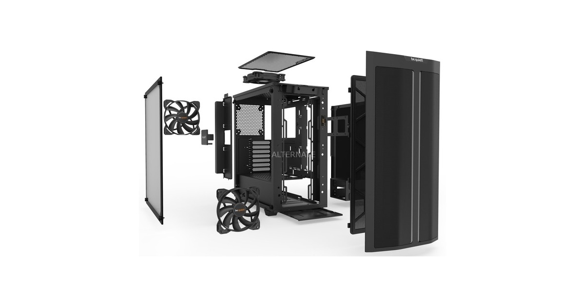 be quiet! PURE BASE 500DX Window, Tower-Gehäuse(schwarz, Window-Kit)