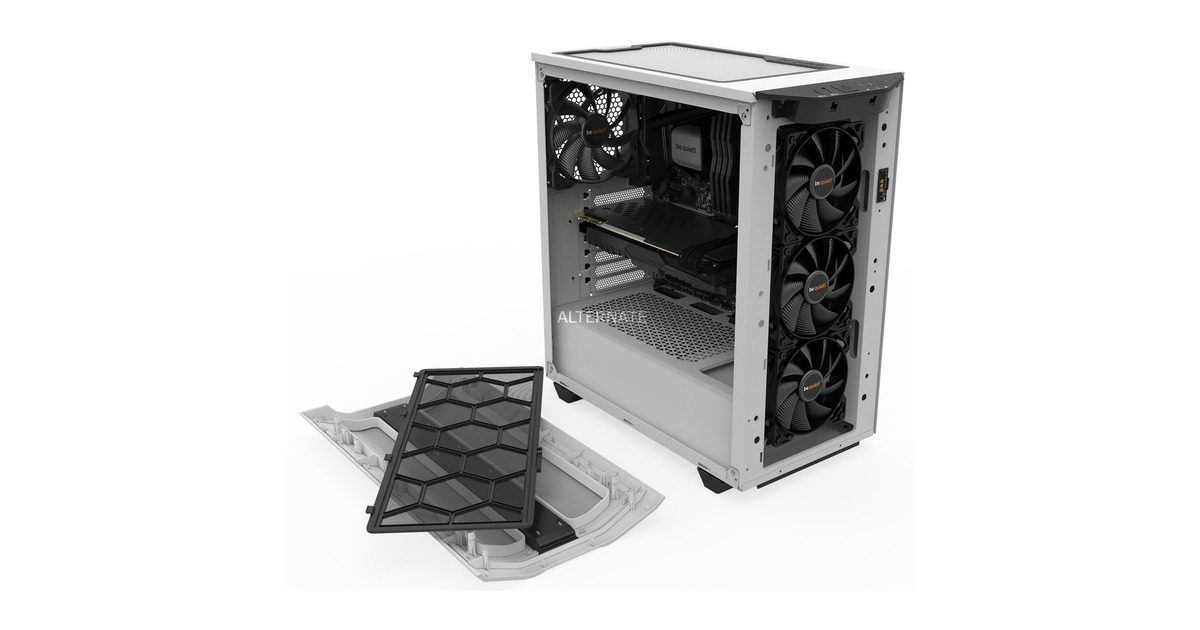 be quiet! PURE BASE 500DX Window, Tower-Gehäuse(weiß, Window-Kit)