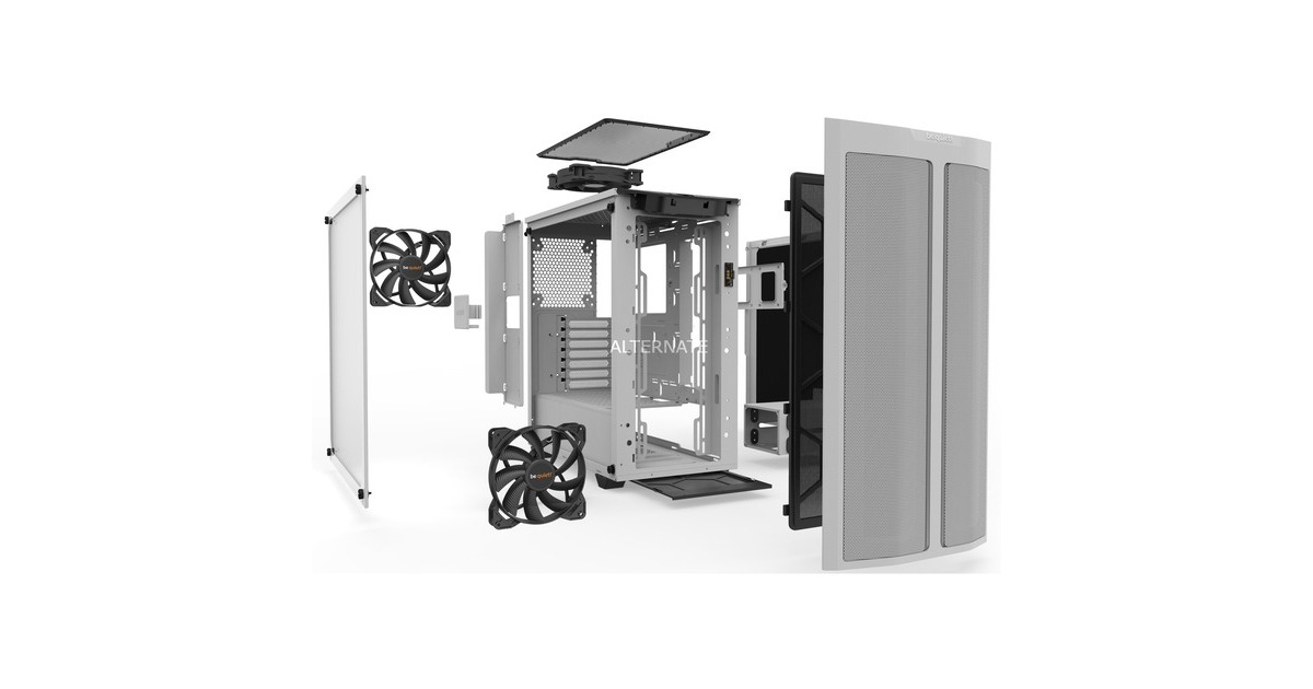 be quiet! PURE BASE 500DX Window, Tower-Gehäuse(weiß, Window-Kit)