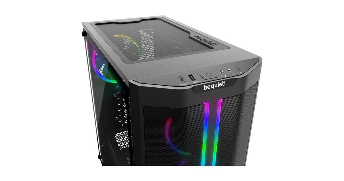 be quiet! PURE BASE 500 FX, Tower-Gehäuse(schwarz, Tempered Glass)