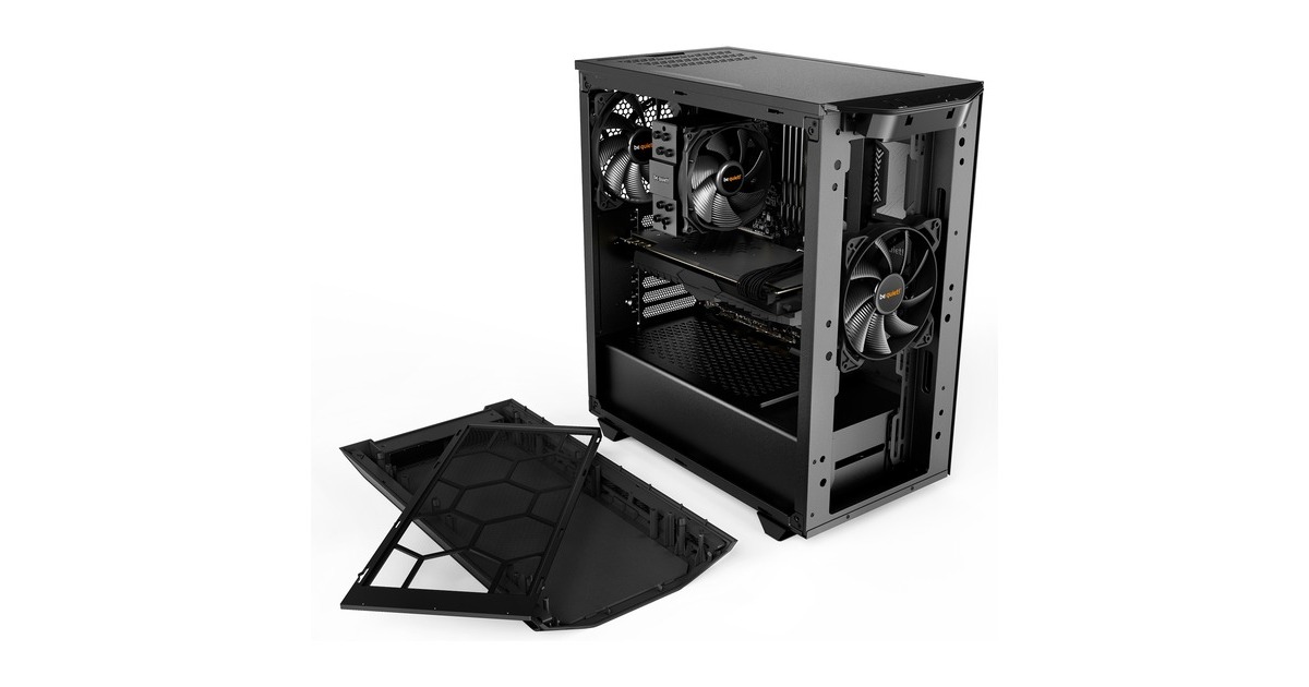 be quiet! PURE BASE 500 Window, Tower-Gehäuse(schwarz, Window-Kit)