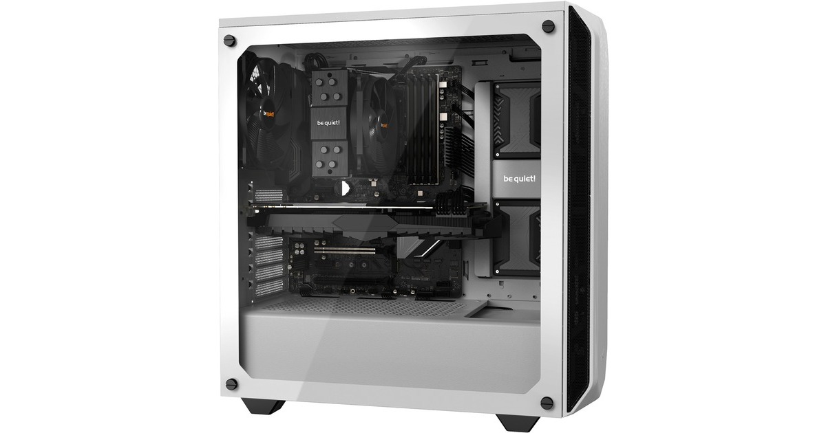 be quiet! PURE BASE 500 Window, Tower-Gehäuse(weiß, Window-Kit)