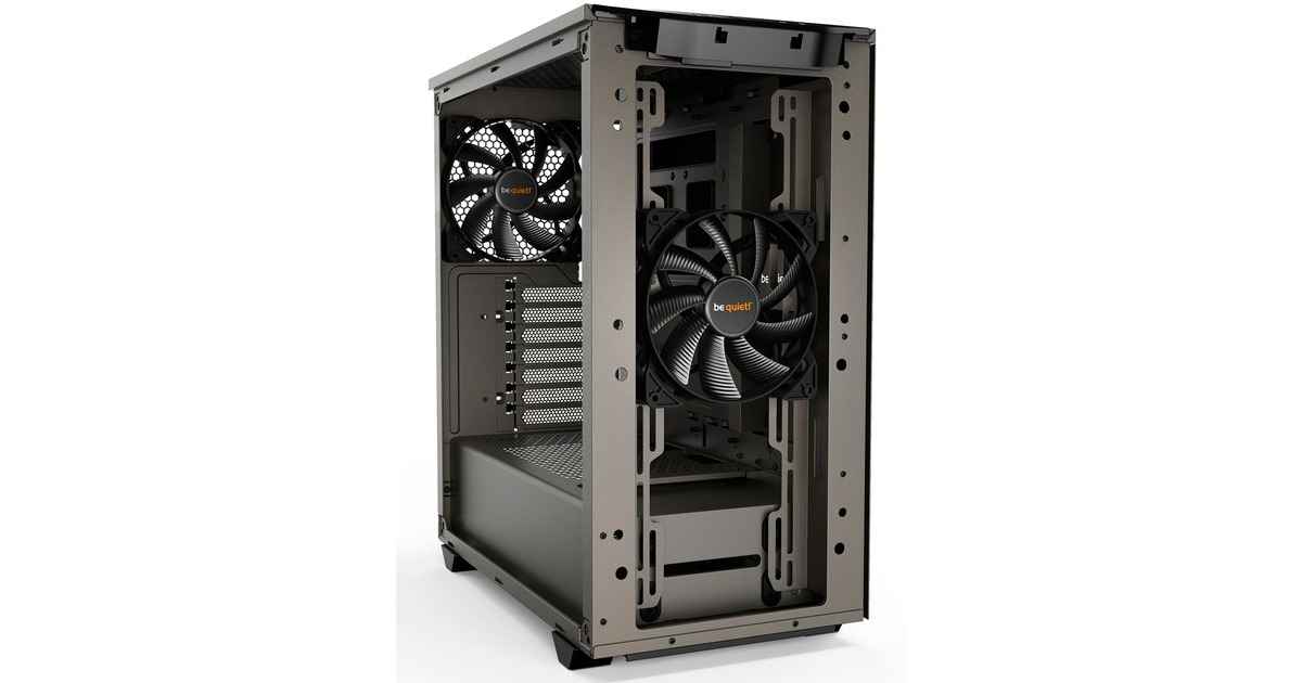 be quiet! PURE BASE 500 Window, Tower-Gehäuse(grau, Window-Kit)