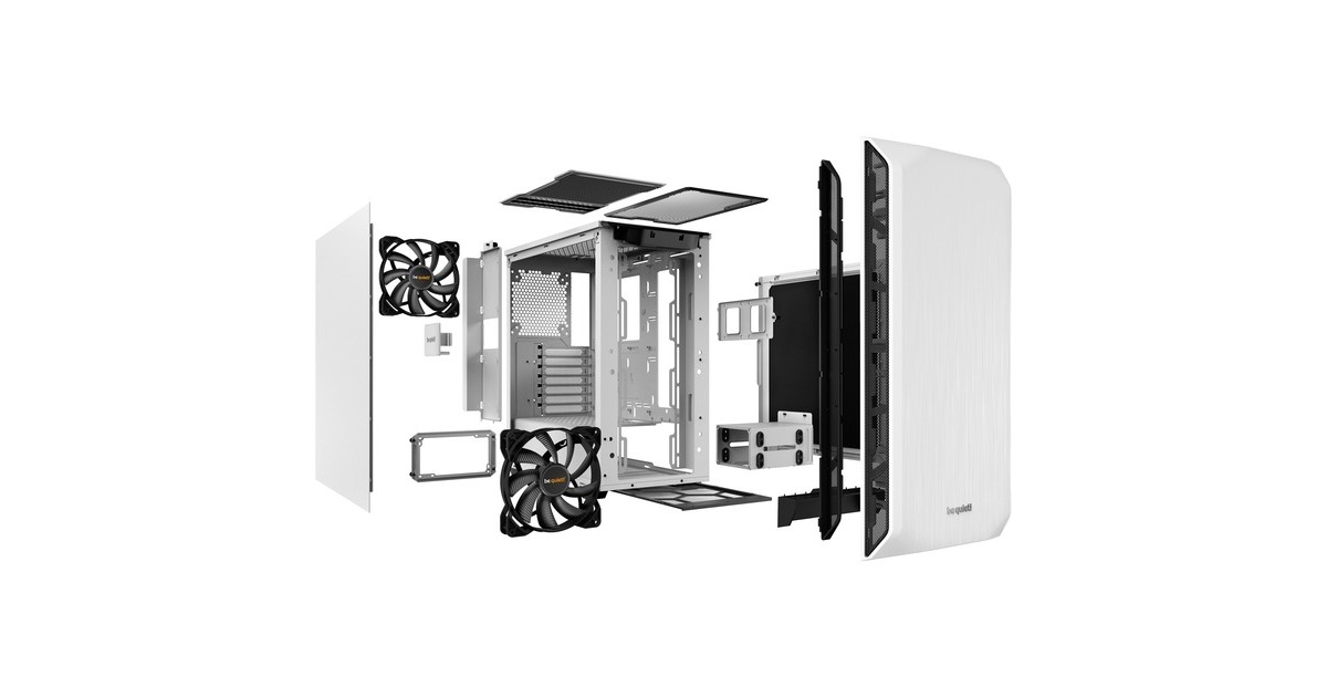 be quiet! PURE BASE 500, Tower-Gehäuse(weiß)