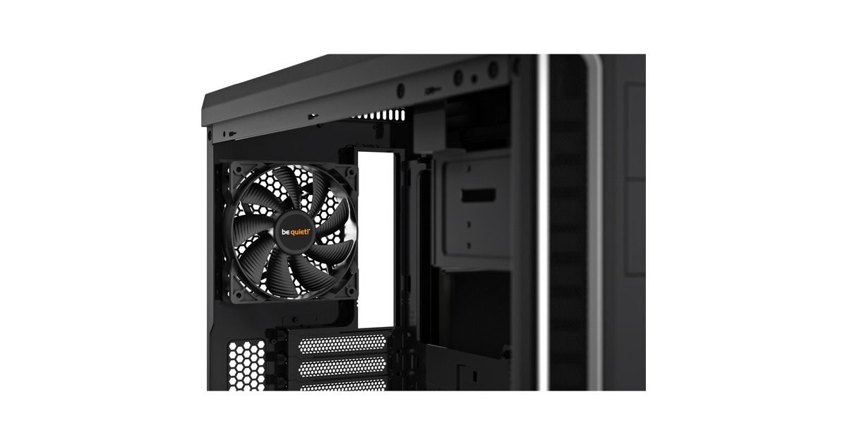 be quiet! PURE BASE 600, Tower-Gehäuse(schwarz/silber)
