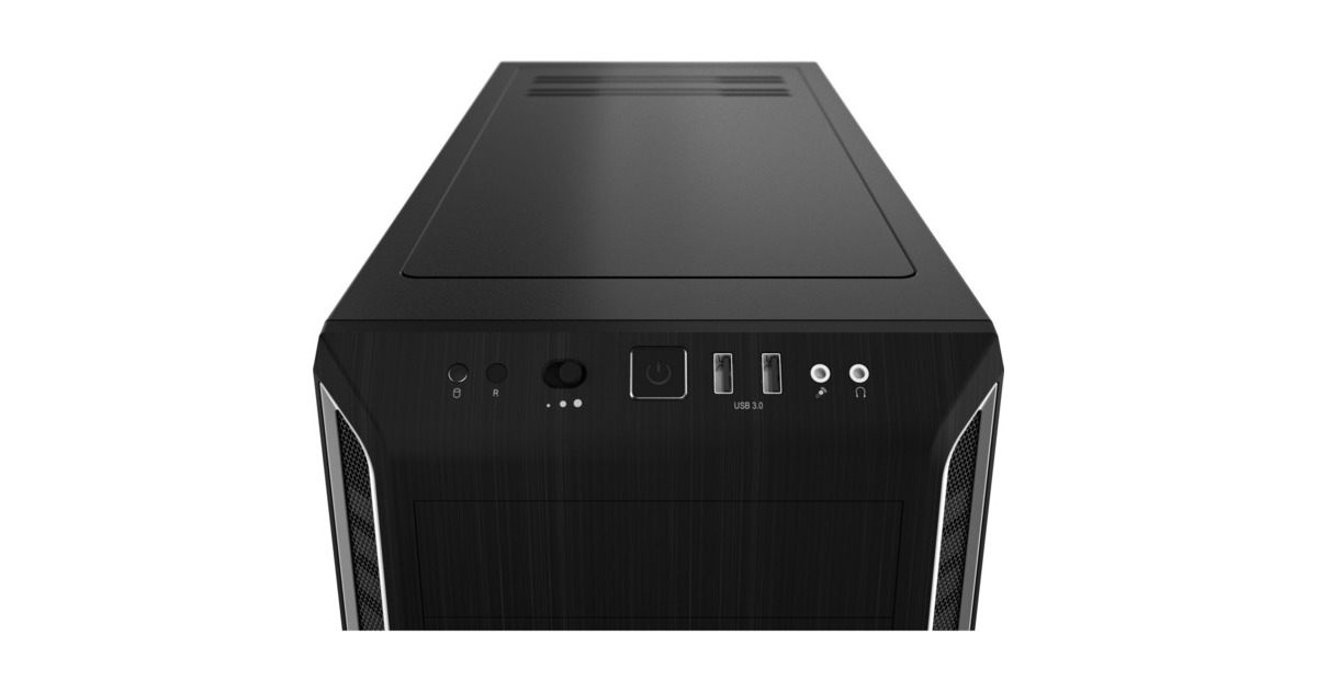 be quiet! PURE BASE 600, Tower-Gehäuse(schwarz/silber)