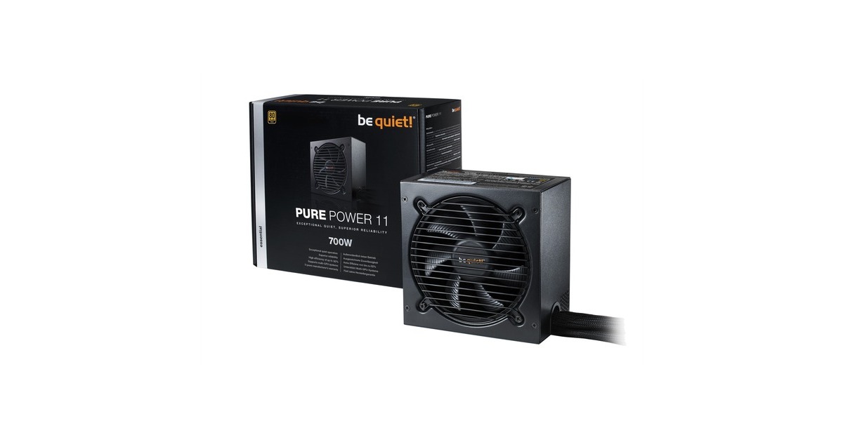 be quiet! Pure Power 11 700W, PC-Netzteil(schwarz, 4x PCIe, 700 Watt)