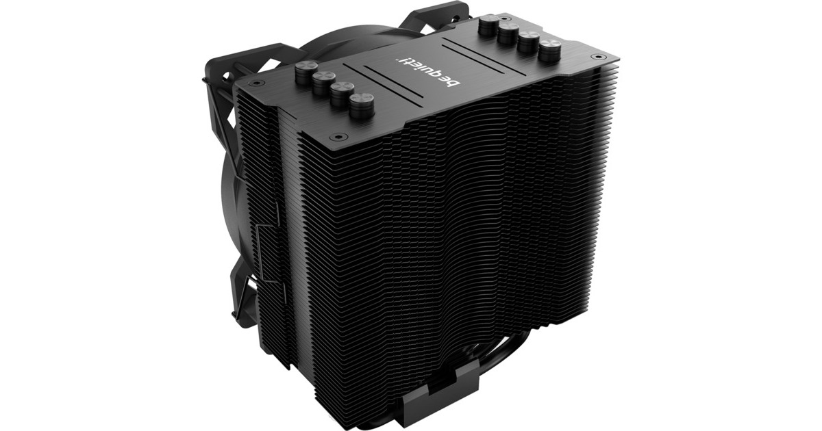 be quiet! Pure Rock 2 Black, CPU-Kühler(schwarz, Elegante schwarze Oberfläche)
