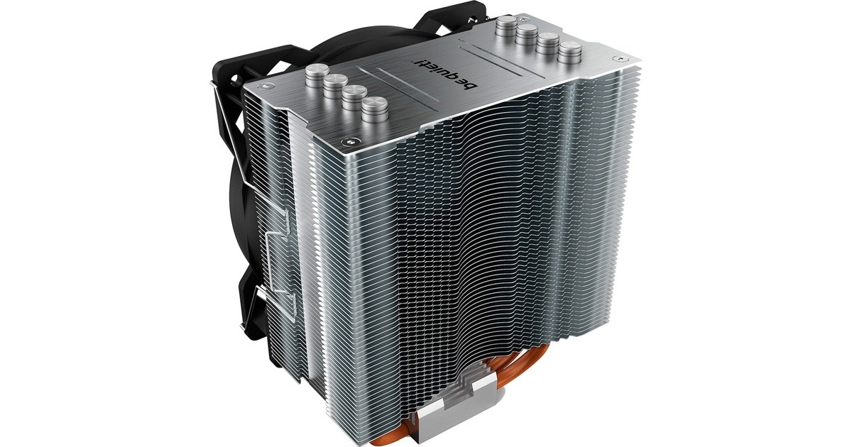 be quiet! Pure Rock 2 Silver, CPU-Kühler(silber, Finish aus gebürstetem Aluminium)