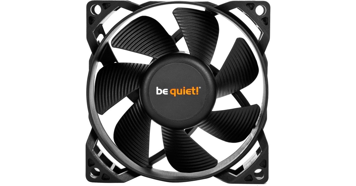 be quiet! Pure Wings 2 80x80x25, Gehäuselüfter(schwarz)