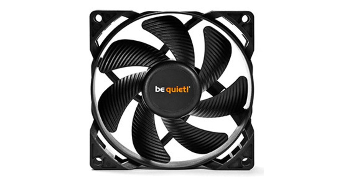 be quiet! Pure Wings 2 92x92x25, Gehäuselüfter(schwarz)