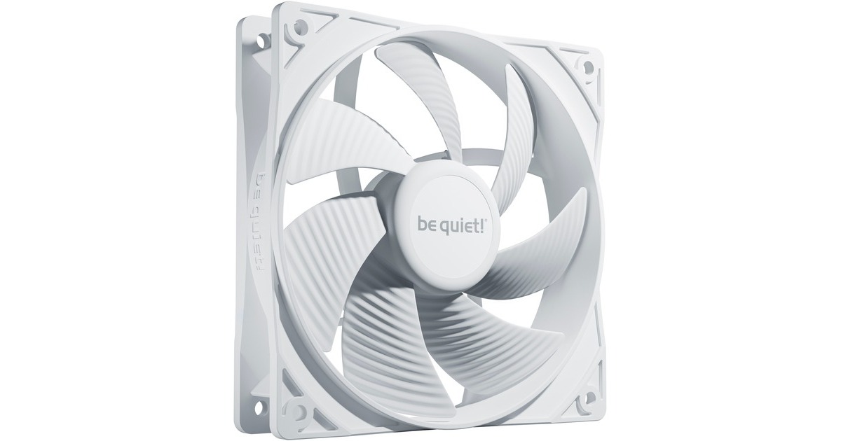 be quiet! Pure Wings 3 120mm PWM, Gehäuselüfter(weiß)