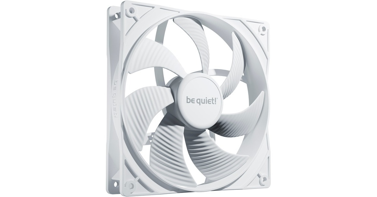be quiet! Pure Wings 3 140mm PWM, Gehäuselüfter(weiß)