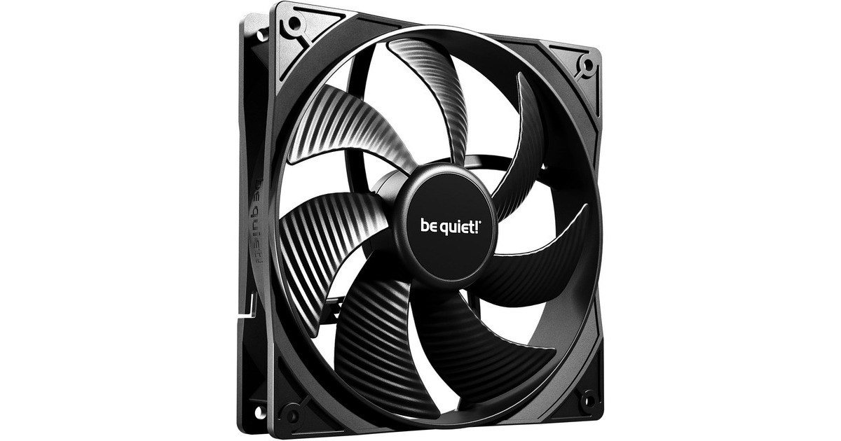be quiet! Pure Wings 3 140mm, Gehäuselüfter(schwarz)