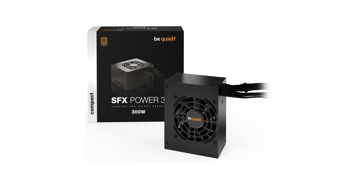 be quiet! SFX Power 3 300W, PC-Netzteil(schwarz, 1x PCIe, 300 Watt)