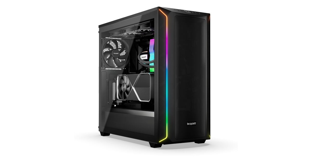 be quiet! SHADOW BASE 800 DX, Tower-Gehäuse(schwarz, Tempered Glass)