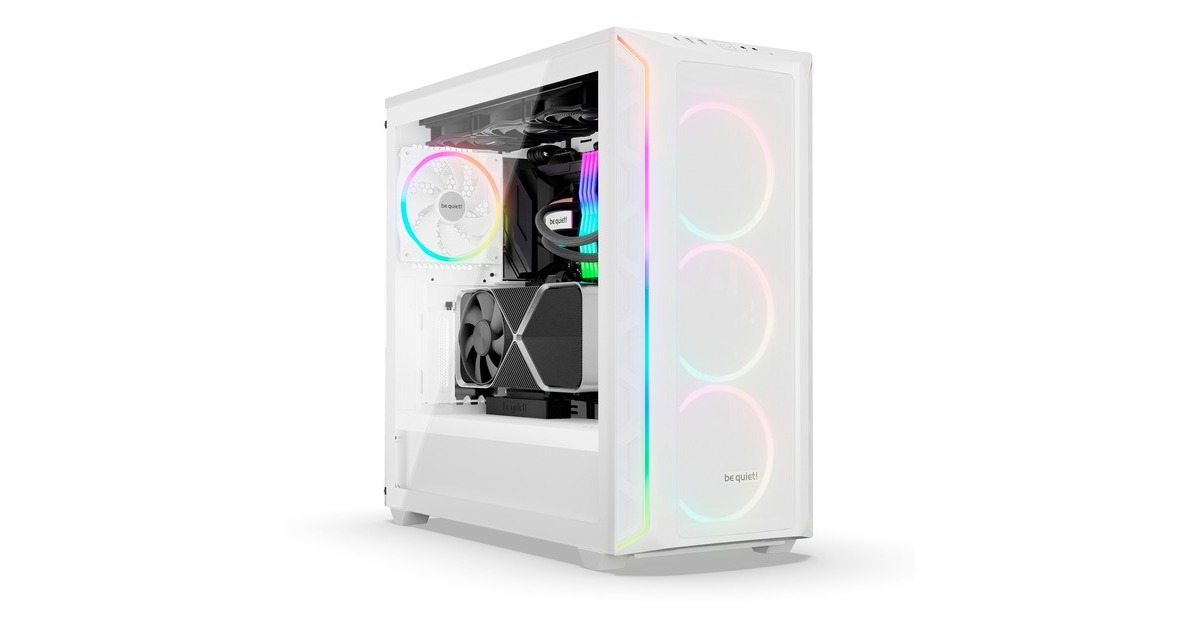be quiet! SHADOW BASE 800 FX, Tower-Gehäuse(weiß, Tempered Glass)