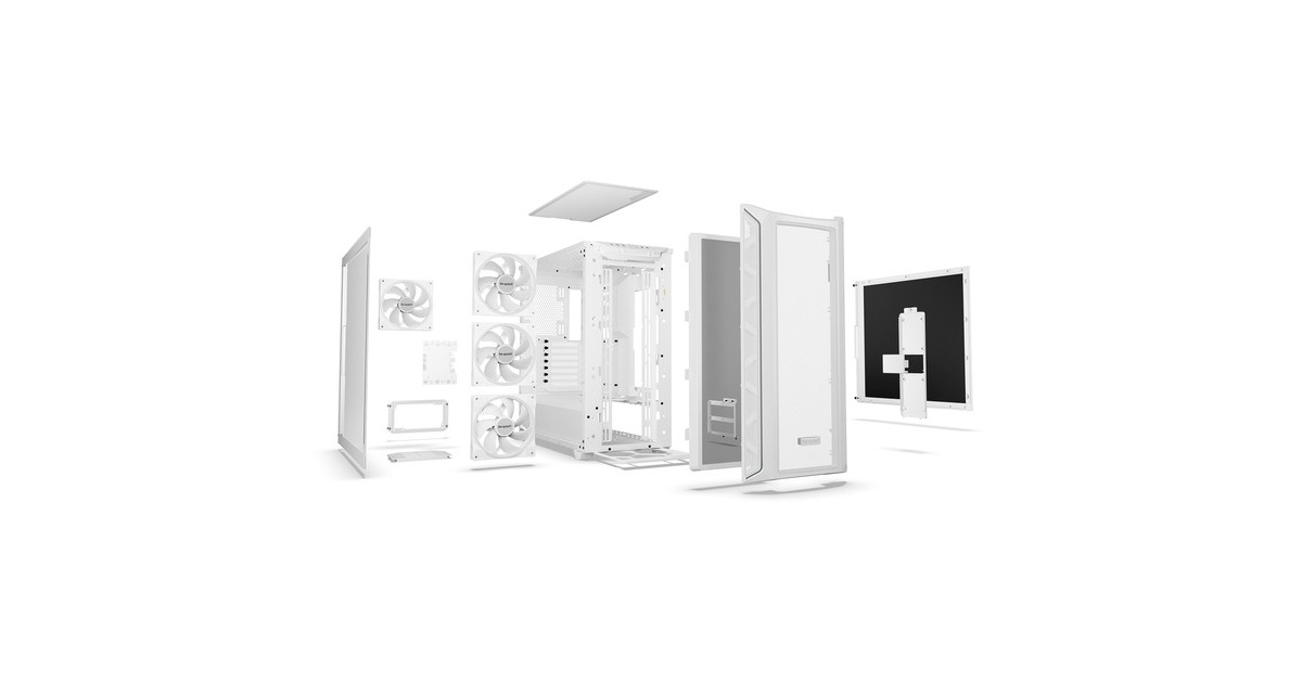 be quiet! SHADOW BASE 800 FX, Tower-Gehäuse(weiß, Tempered Glass)