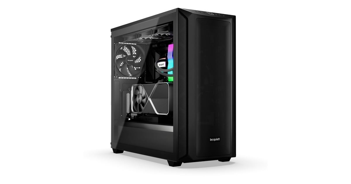 be quiet! SHADOW BASE 800, Tower-Gehäuse(schwarz, Tempered Glass, Outlet)