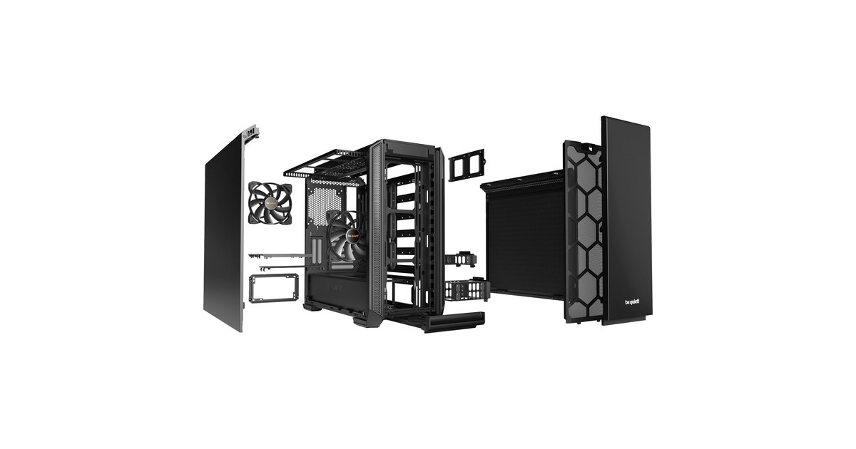 be quiet! SILENT BASE 601 Black, Tower-Gehäuse(schwarz)