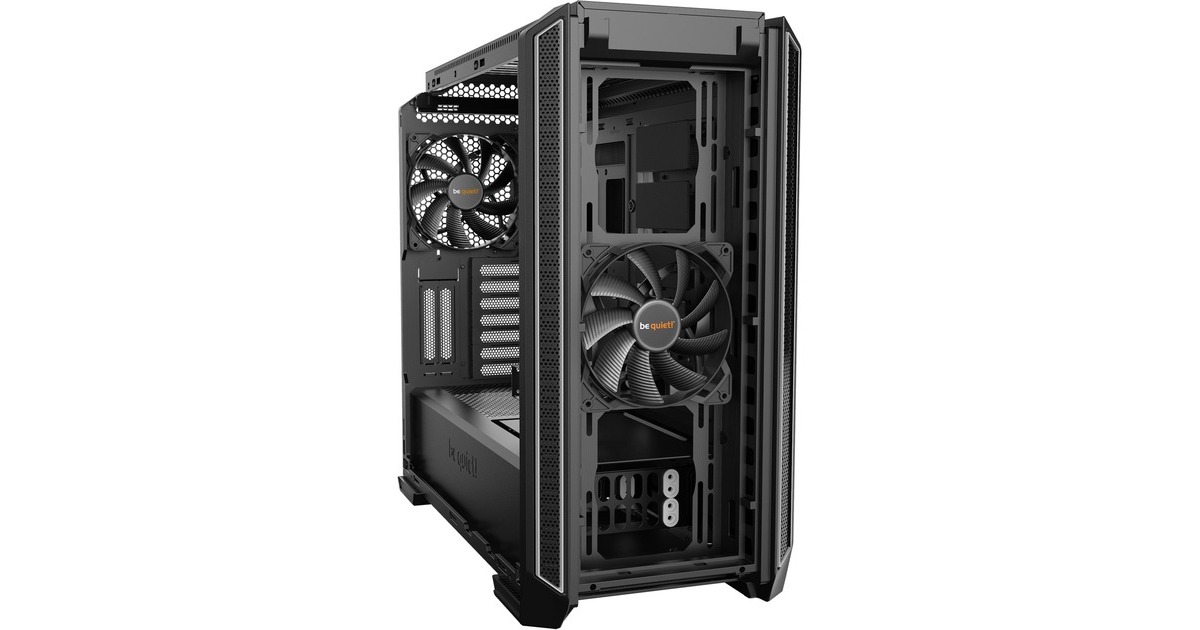 be quiet! SILENT BASE 601 Window Silver, Tower-Gehäuse(schwarz/silber, Tempered Glass)