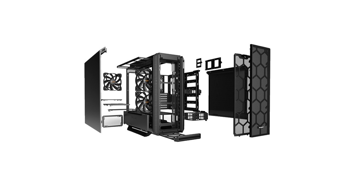 be quiet! SILENT BASE 802 Black, Tower-Gehäuse(schwarz)