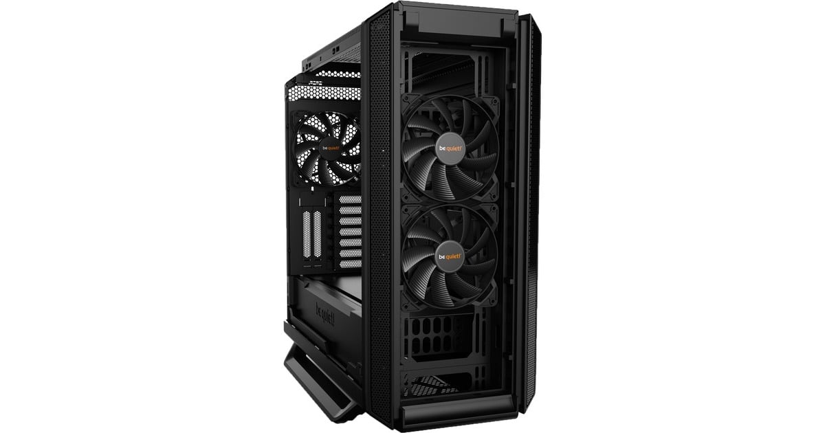 be quiet! SILENT BASE 802 Window Black, Tower-Gehäuse(schwarz, Tempered Glass)