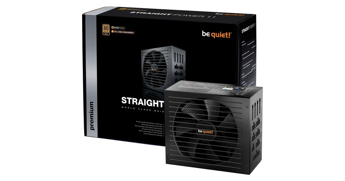 be quiet! STRAIGHT POWER 11 CM 850W, PC-Netzteil(schwarz, 4x PCIe, Kabel-Management, 850 Watt)