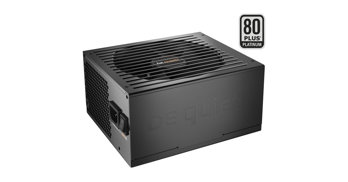 be quiet! STRAIGHT POWER 11 Platinum 750W, PC-Netzteil(schwarz, 4x PCIe, Kabel-Management, 750 Watt, Outlet)