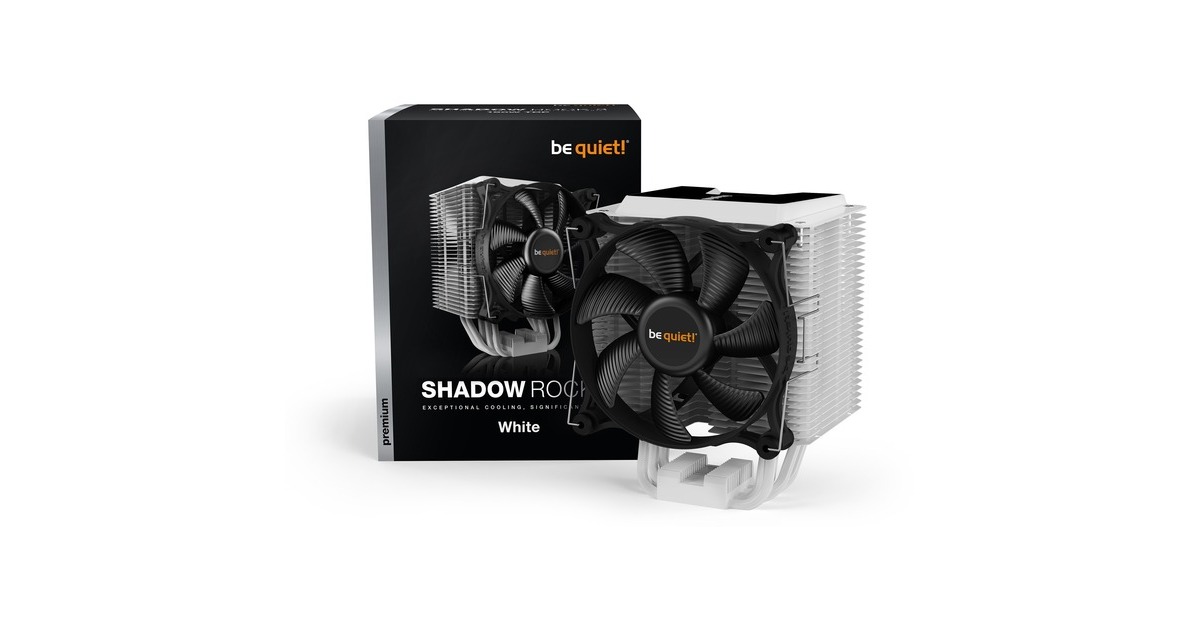 be quiet! Shadow Rock 3 White, CPU-Kühler(weiß/schwarz)