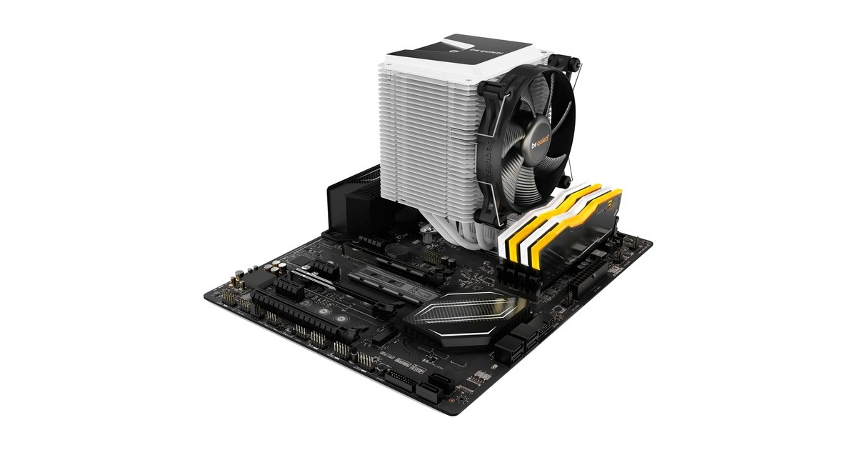 be quiet! Shadow Rock 3 White, CPU-Kühler(weiß/schwarz)