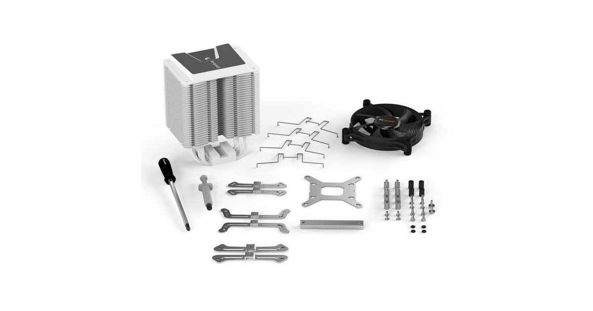 be quiet! Shadow Rock 3 White, CPU-Kühler(weiß/schwarz)