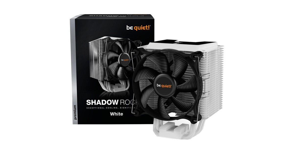 be quiet! Shadow Rock 3 White, CPU-Kühler(weiß/schwarz)