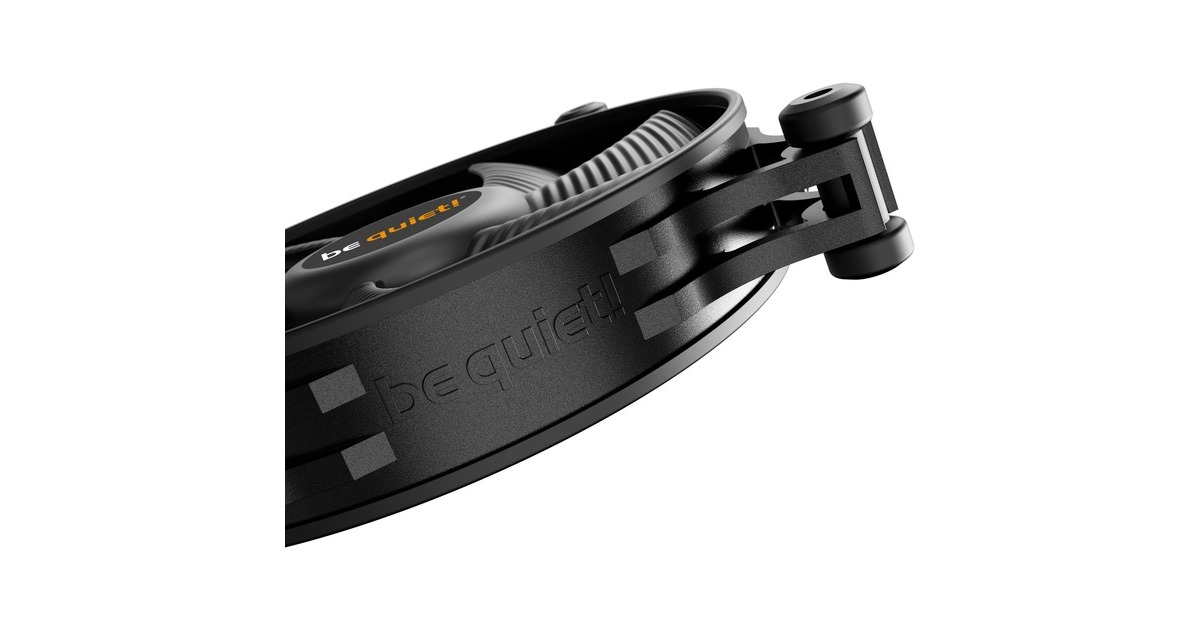 be quiet! Shadow Wings 2 120 mm, Gehäuselüfter(schwarz)