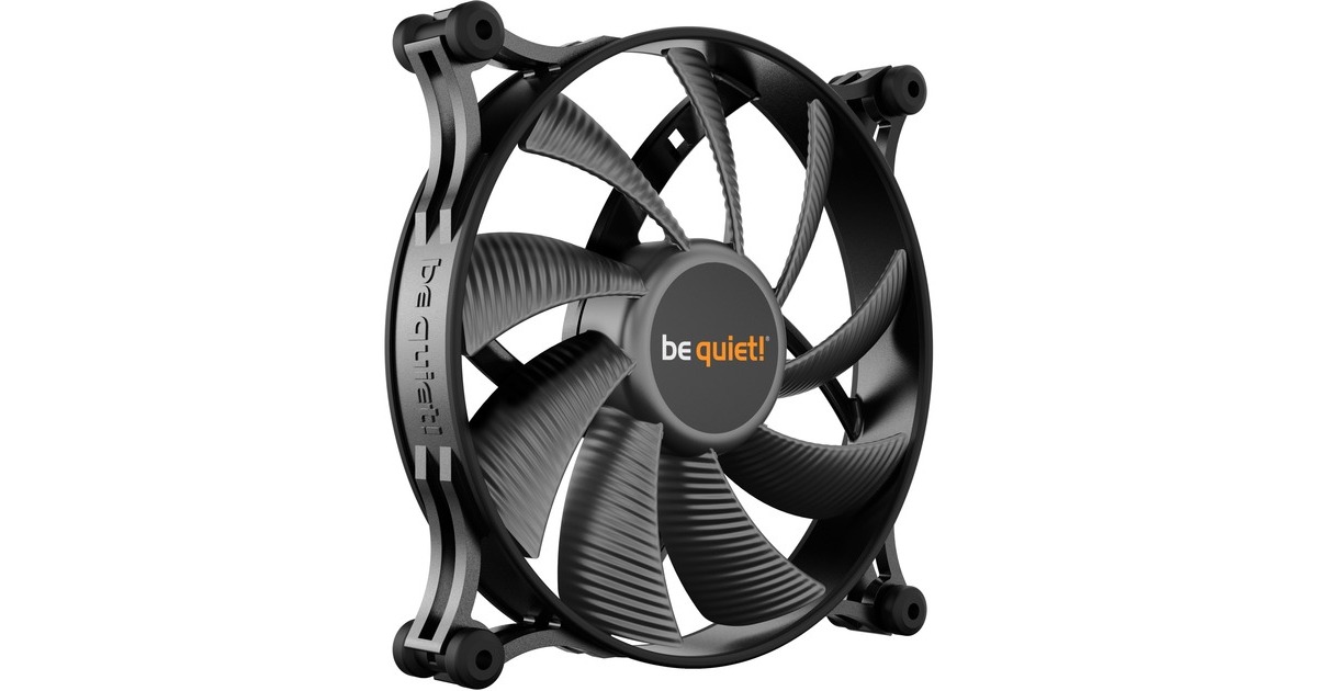 be quiet! Shadow Wings 2 140 mm, Gehäuselüfter(schwarz)
