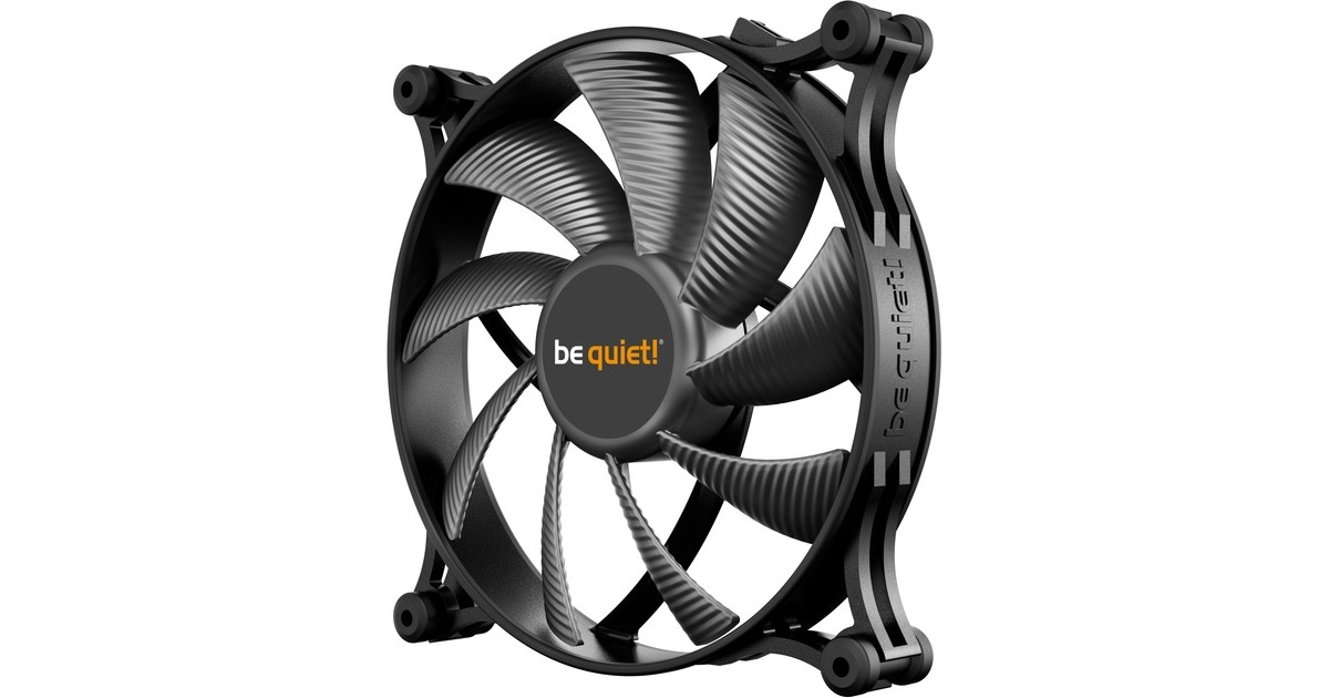 be quiet! Shadow Wings 2 140 mm, Gehäuselüfter(schwarz)