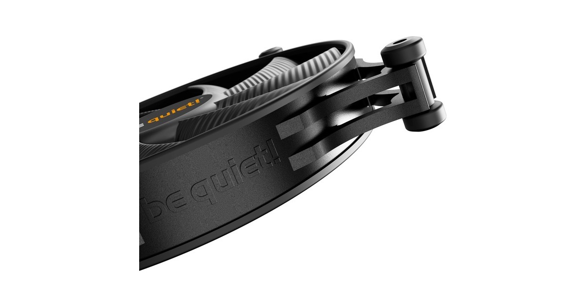 be quiet! Shadow Wings 2 140 mm, Gehäuselüfter(schwarz)